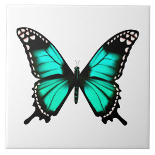 vibrant color butterfly ceramic tile