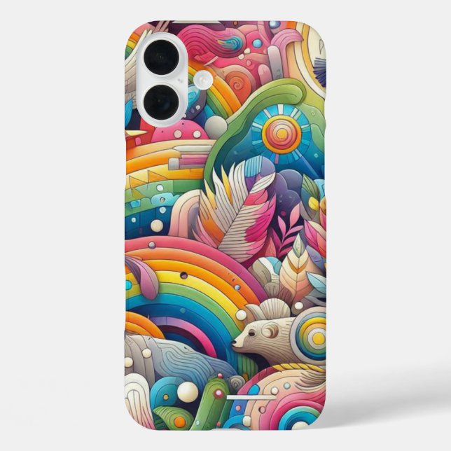 Vibrant Color Design Case-Mate iPhone Case (Back)