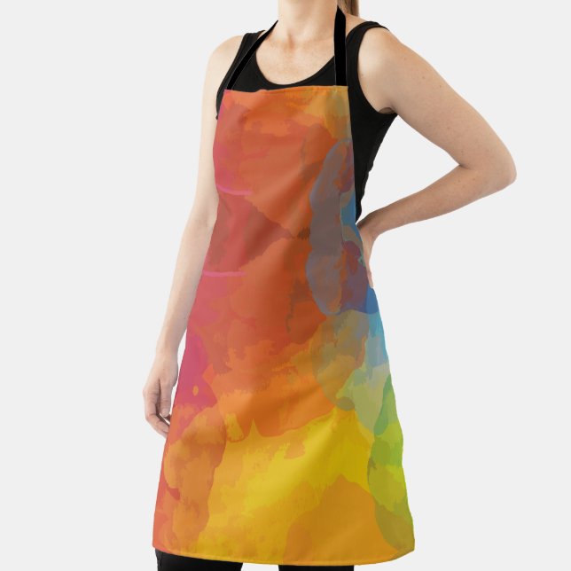 Vibrant Color Explosions Apron (Insitu)