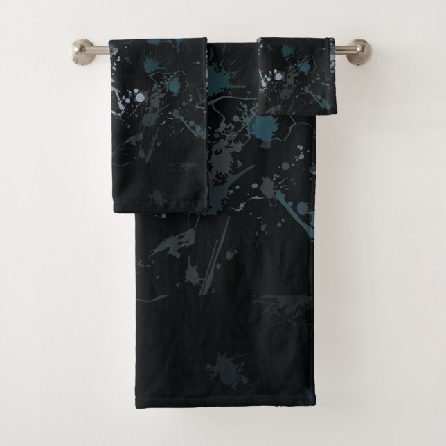 Vibrant Color Explosions Bath Towel Set (Insitu)