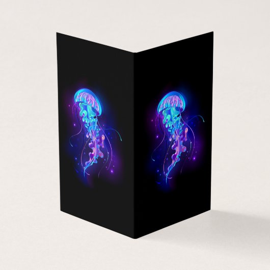 Vibrant Color Glowing Jellyfish (Outside)