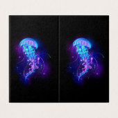Vibrant Color Glowing Jellyfish (Outside Unfolded)