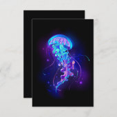 Vibrant Color Glowing Jellyfish (Front/Back)