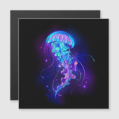 Vibrant Color Glowing Jellyfish (Front/Back)