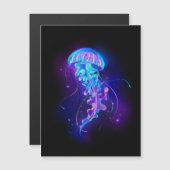 Vibrant Color Glowing Jellyfish (Front/Back)