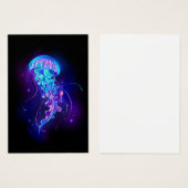Vibrant Color Glowing Jellyfish (Front & Back)
