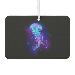 Vibrant Color Glowing Jellyfish Air Freshener