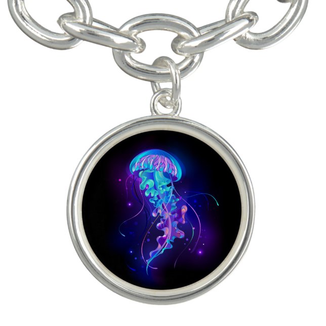 Vibrant Color Glowing Jellyfish Bracelet (Design)