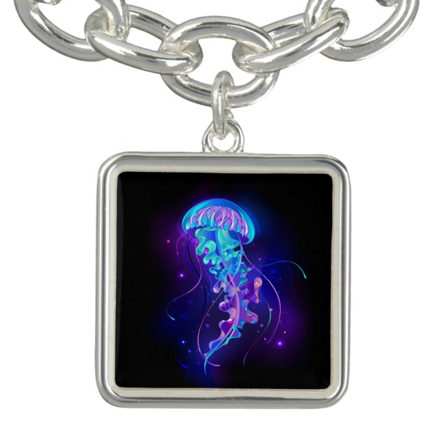 Vibrant Color Glowing Jellyfish Bracelet (Design)