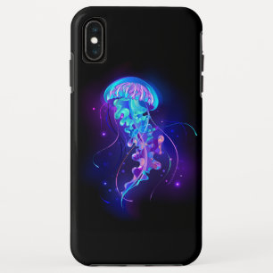 Vibrant Color Glowing Jellyfish iPhone XS Max Case