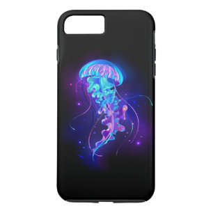 Vibrant Color Glowing Jellyfish iPhone 8 Plus/7 Plus Case