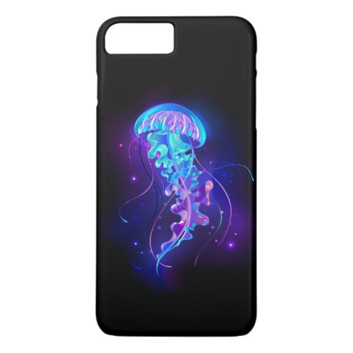Vibrant Color Glowing Jellyfish iPhone 8 Plus7 Plus Case