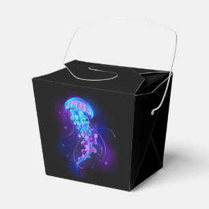 Vibrant Color Glowing Jellyfish Favor Boxes