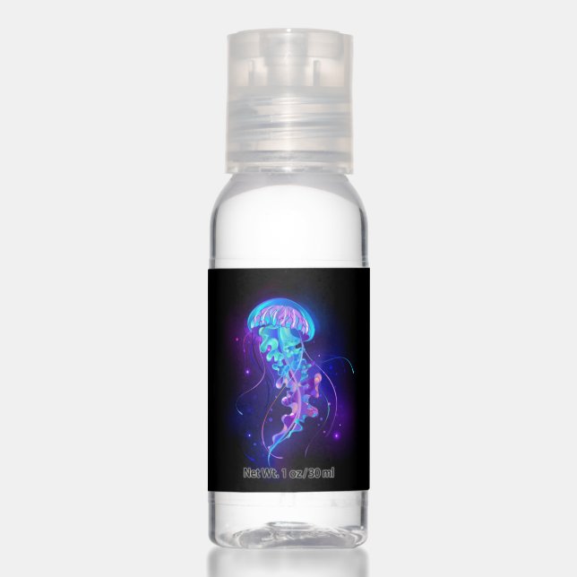 Vibrant Color Glowing Jellyfish Hand Sanitizer (Front)