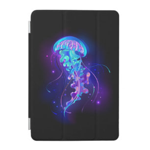 Vibrant Color Glowing Jellyfish iPad Mini Cover