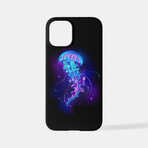 Vibrant Color Glowing Jellyfish iPhone 12 Mini Case
