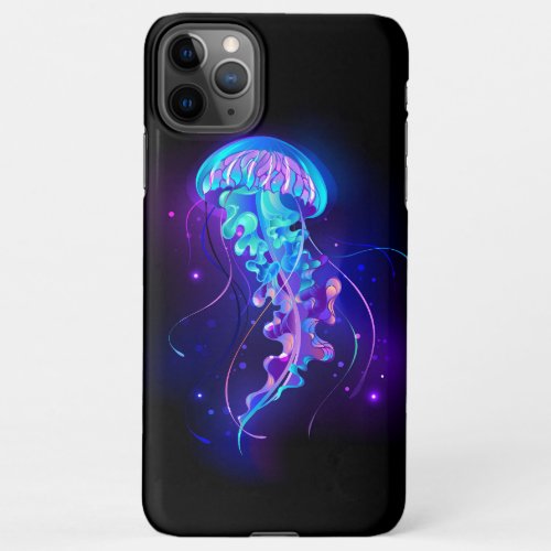 Vibrant Color Glowing Jellyfish iPhone 11Pro Max Case