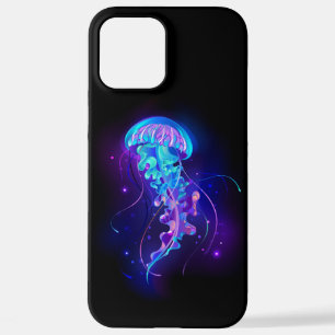 Vibrant Color Glowing Jellyfish iPhone 12 Pro Max Case