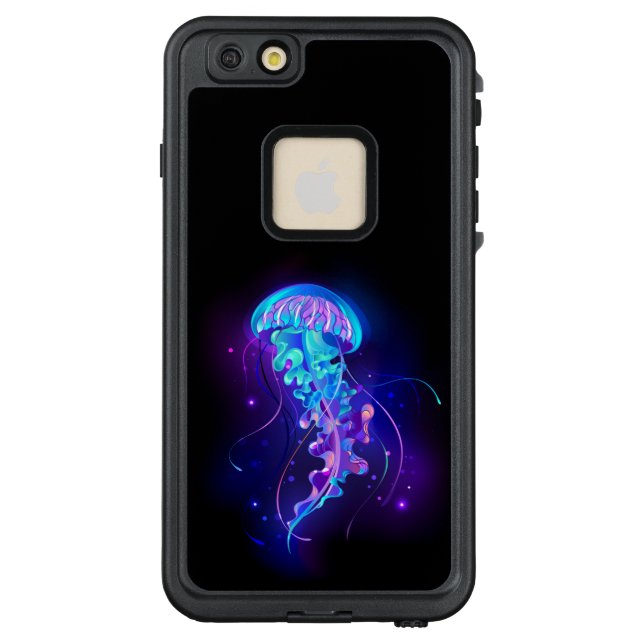 Vibrant Color Glowing Jellyfish LifeProof iPhone Case (Back)