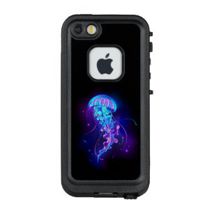 Vibrant Color Glowing Jellyfish LifeProof FRĒ iPhone SE/5/5s Case