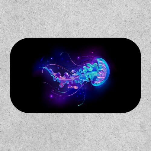 Vibrant Color Glowing Jellyfish Patch