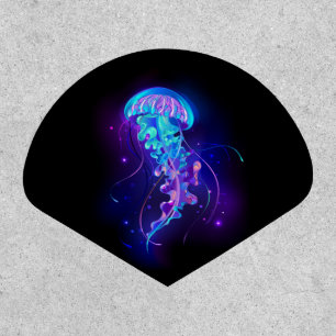Vibrant Color Glowing Jellyfish Patch