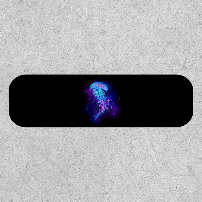 Vibrant Color Glowing Jellyfish Patch (Front)