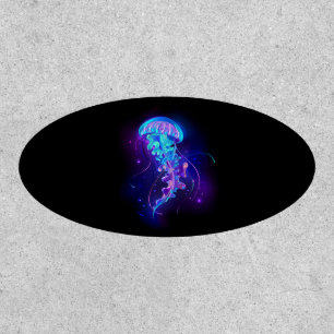 Vibrant Color Glowing Jellyfish Patch