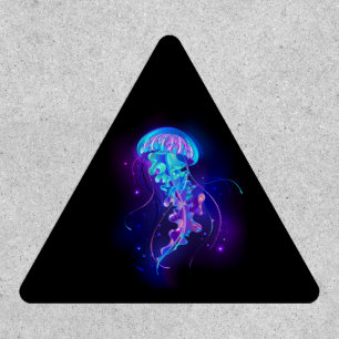 Vibrant Color Glowing Jellyfish Patch