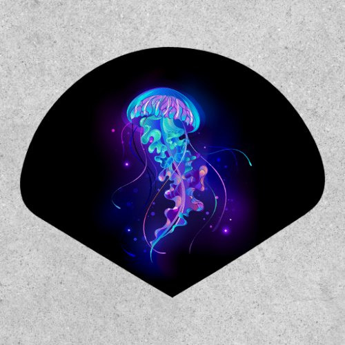 Vibrant Color Glowing Jellyfish Patch