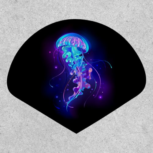 Vibrant Color Glowing Jellyfish Patch