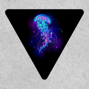 Vibrant Color Glowing Jellyfish Patch