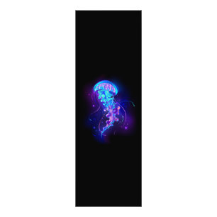 Vibrant Color Glowing Jellyfish Photo Print