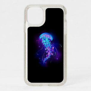 Vibrant Color Glowing Jellyfish Speck iPhone 11 Case
