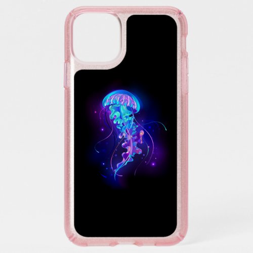 Vibrant Color Glowing Jellyfish Speck iPhone 11 Pro Max Case