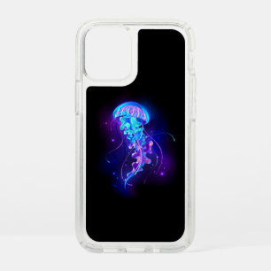 Vibrant Color Glowing Jellyfish Speck iPhone 12 Mini Case