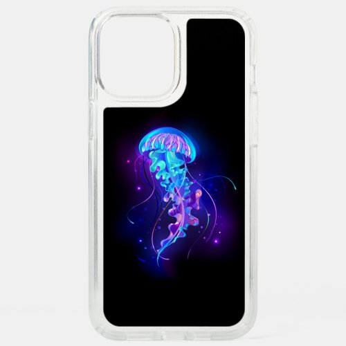 Vibrant Color Glowing Jellyfish Speck iPhone 12 Pro Max Case