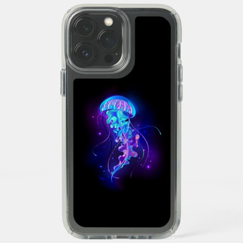 Vibrant Color Glowing Jellyfish Speck iPhone 13 Pro Max Case