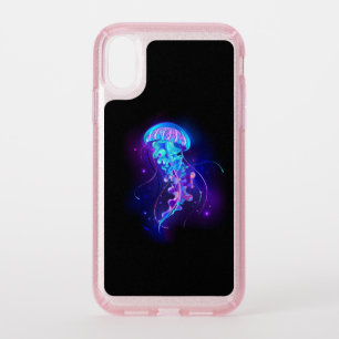 Vibrant Color Glowing Jellyfish Speck iPhone XR Case