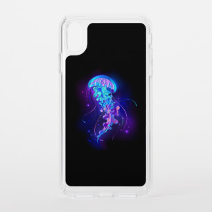 Vibrant Color Glowing Jellyfish Speck iPhone XS Max Case