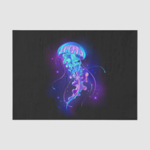 Vibrant Color Glowing Jellyfish Tissue Paper