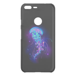 Vibrant Color Glowing Jellyfish Uncommon Google Pixel XL Case