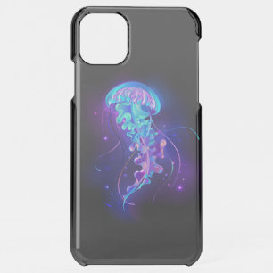 Vibrant Color Glowing Jellyfish iPhone 11 Pro Max Case