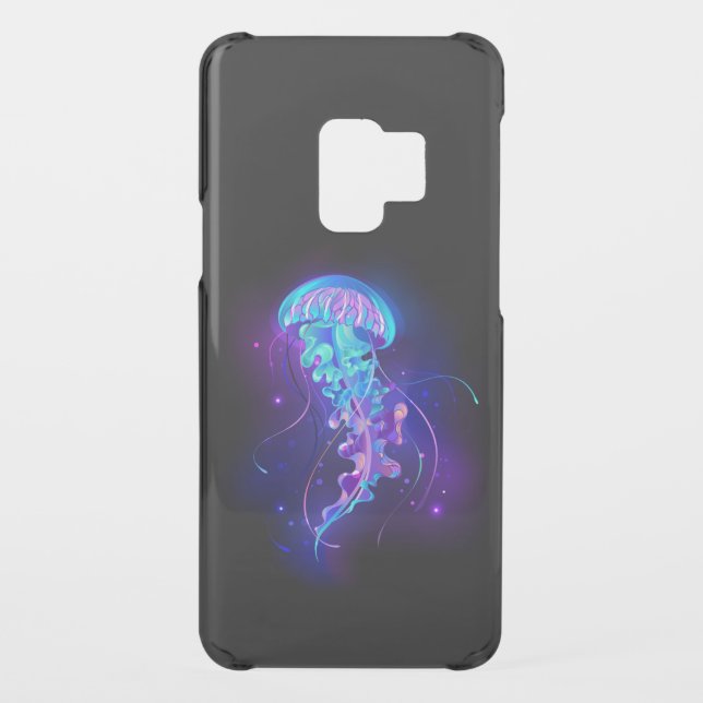 Vibrant Color Glowing Jellyfish Uncommon Samsung Galaxy Case (Back)