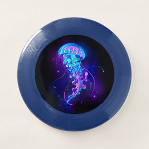 Vibrant Color Glowing Jellyfish Wham-O Frisbee