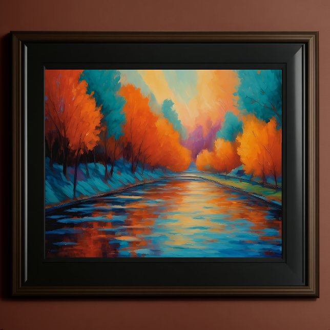 Vibrant Color Landscape Fauvism Impressionist Post Poster (Creator Uploaded)