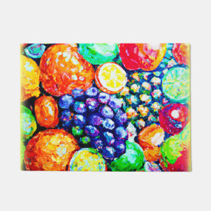 Vibrant Color of Fruits. Buy Now Doormat