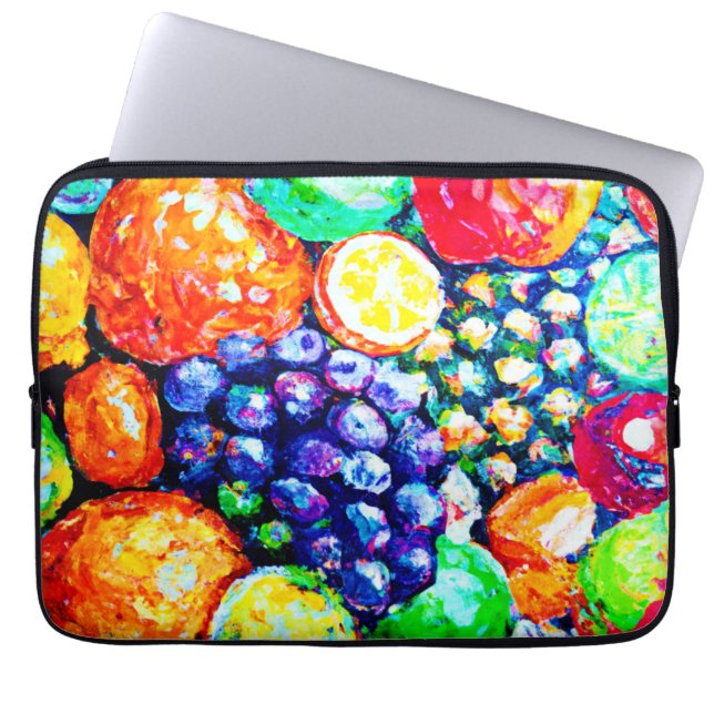 Vibrant Color of Fruits. Buy Now Laptop Sleeve (Front)