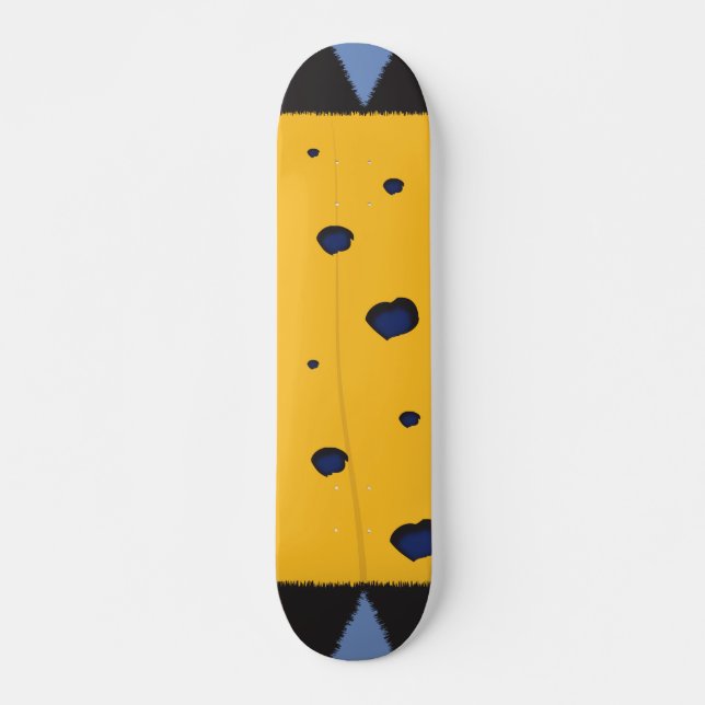 Vibrant Color Pattern Skateboard (Front)