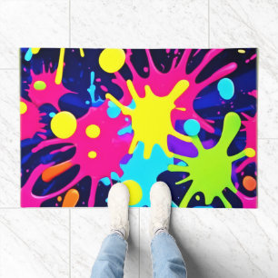 Vibrant Color Splash Doormat